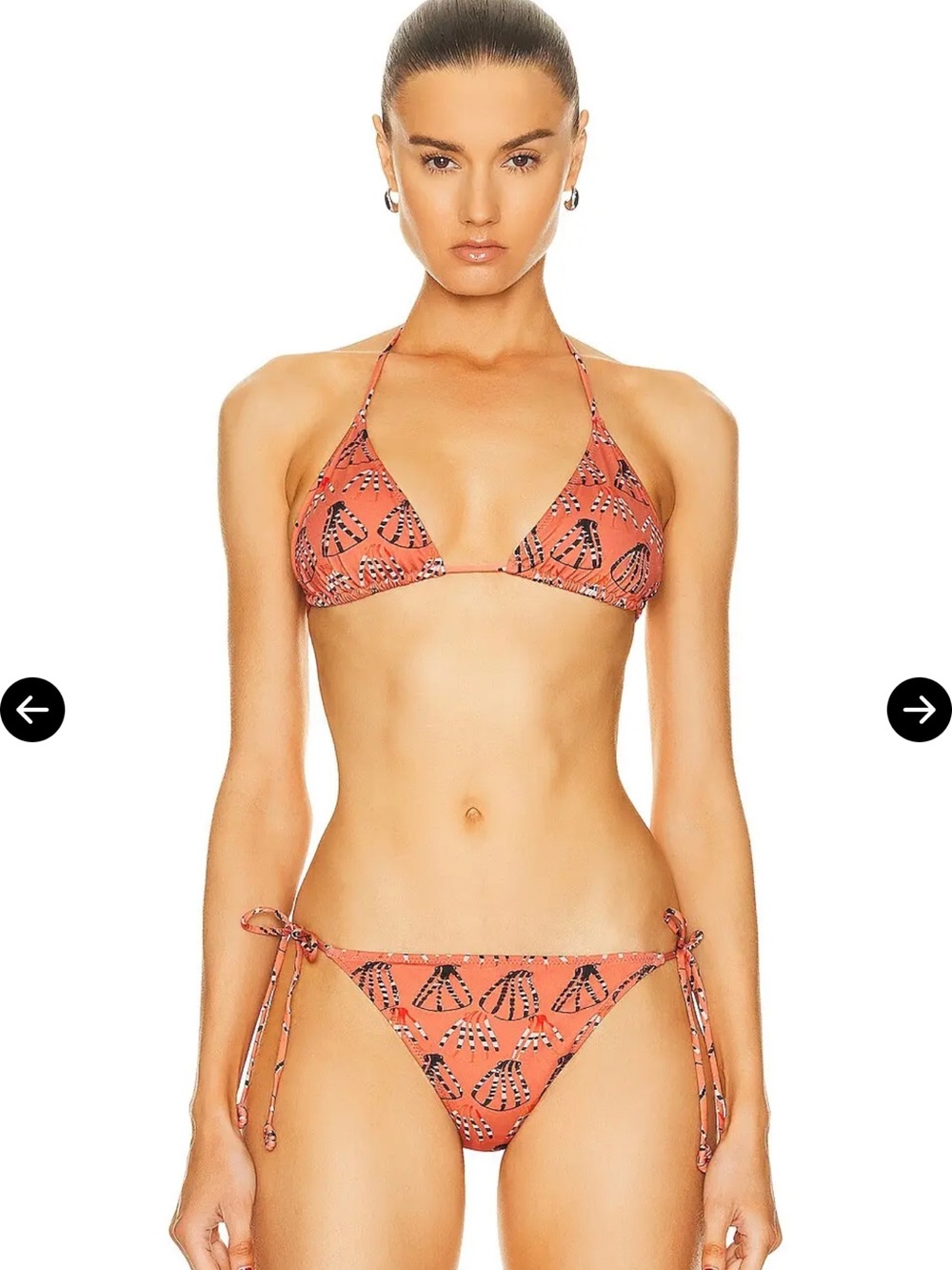 NWT Ulla Johnson Keaton bikini top with Brynn bottoms, size medium